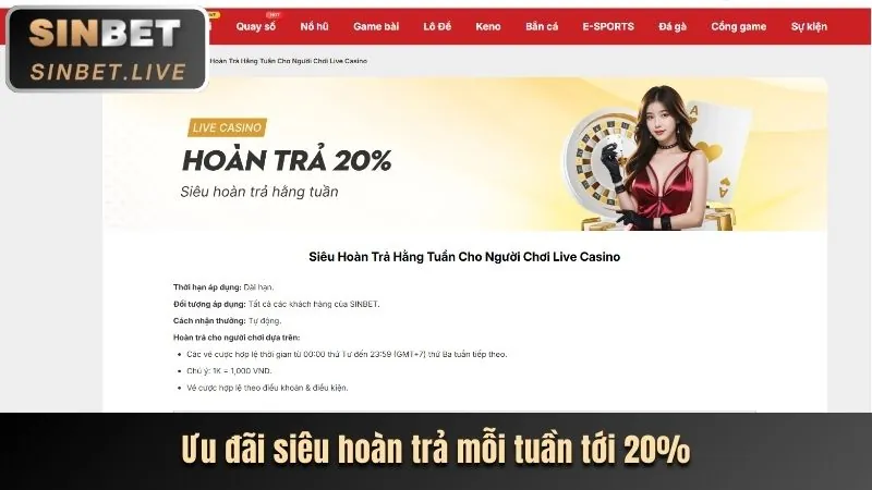 Hoàn trả cược không giới hạn k89 nhà cái